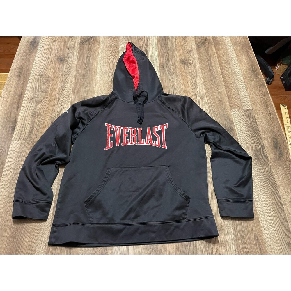 Everlast Hoodie Boys Size Large, Black, Pullover, Drawstring